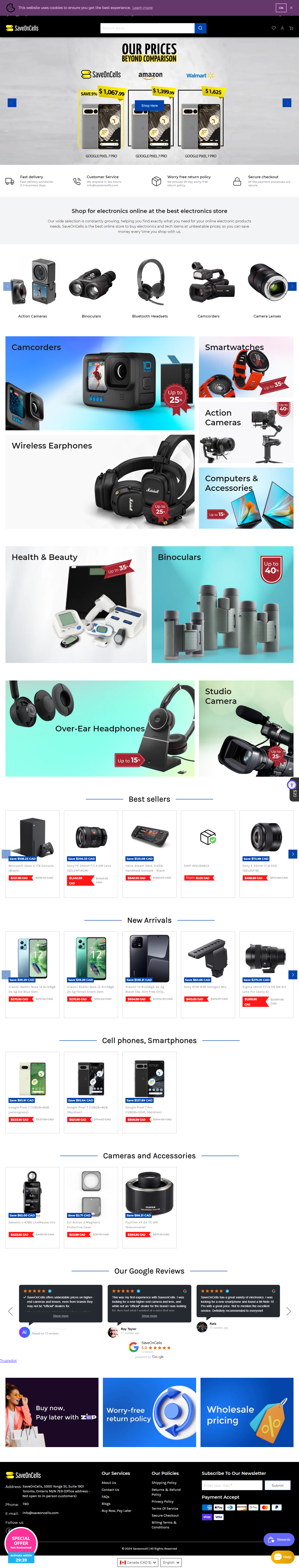 Save on Cells Portfolio